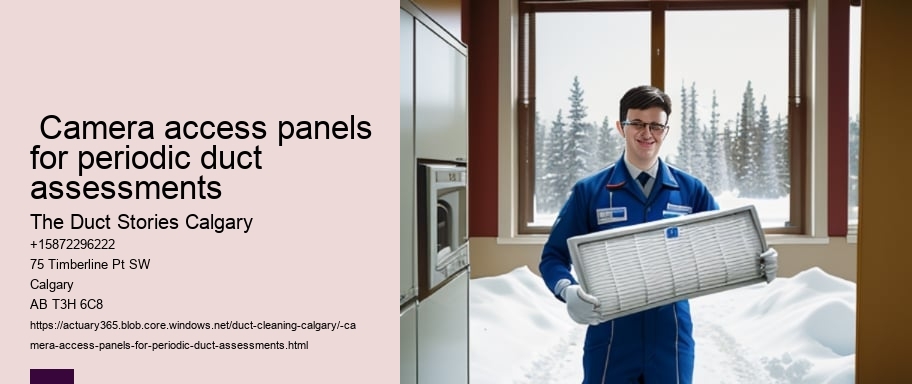  Camera access panels for periodic duct assessments