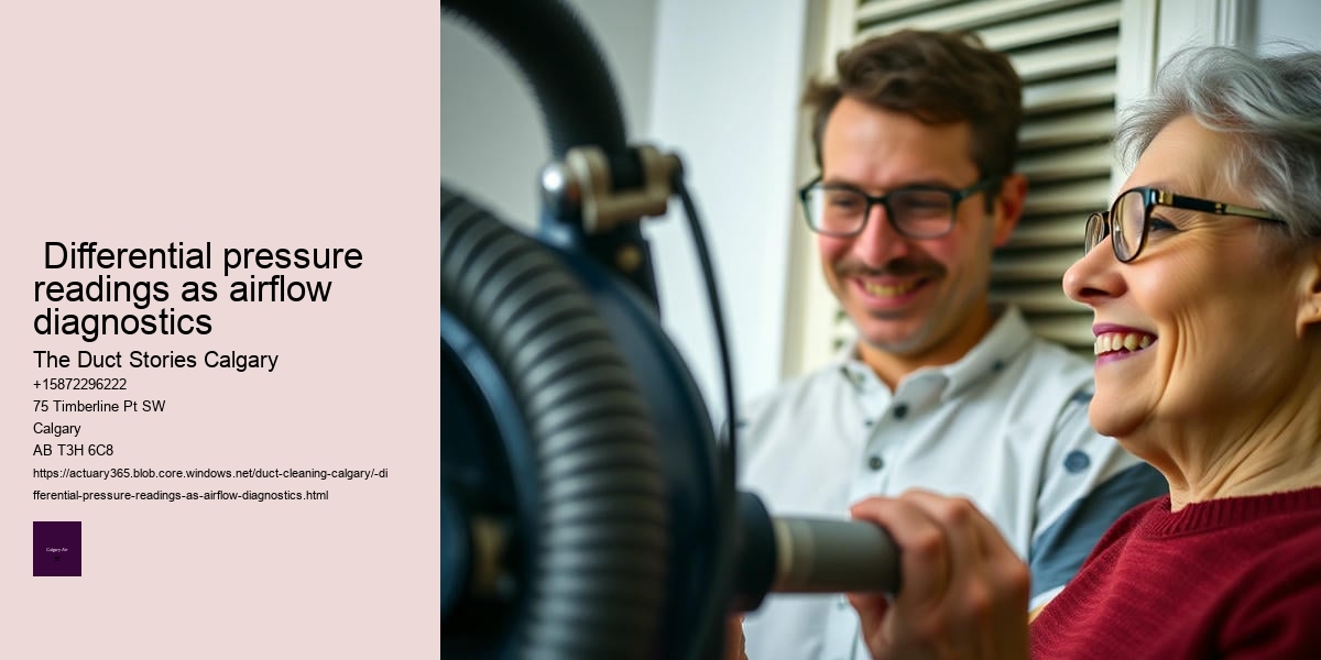 Differential pressure readings as airflow diagnostics
