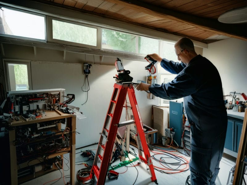 Discussion on the mechanics behind how garage doors operate