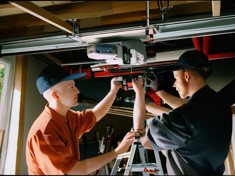 Discussion on the mechanics behind how garage doors operate